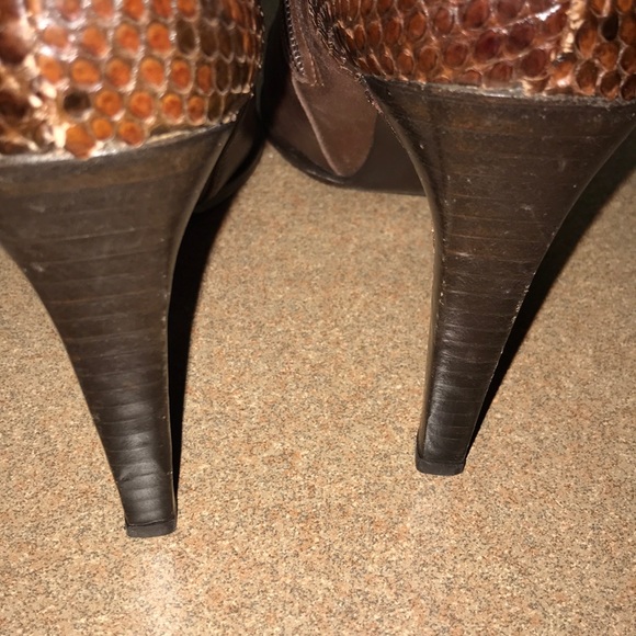 102 Battaglia Reptile Ankle Boots sz 37.5 - Picture 5 of 8